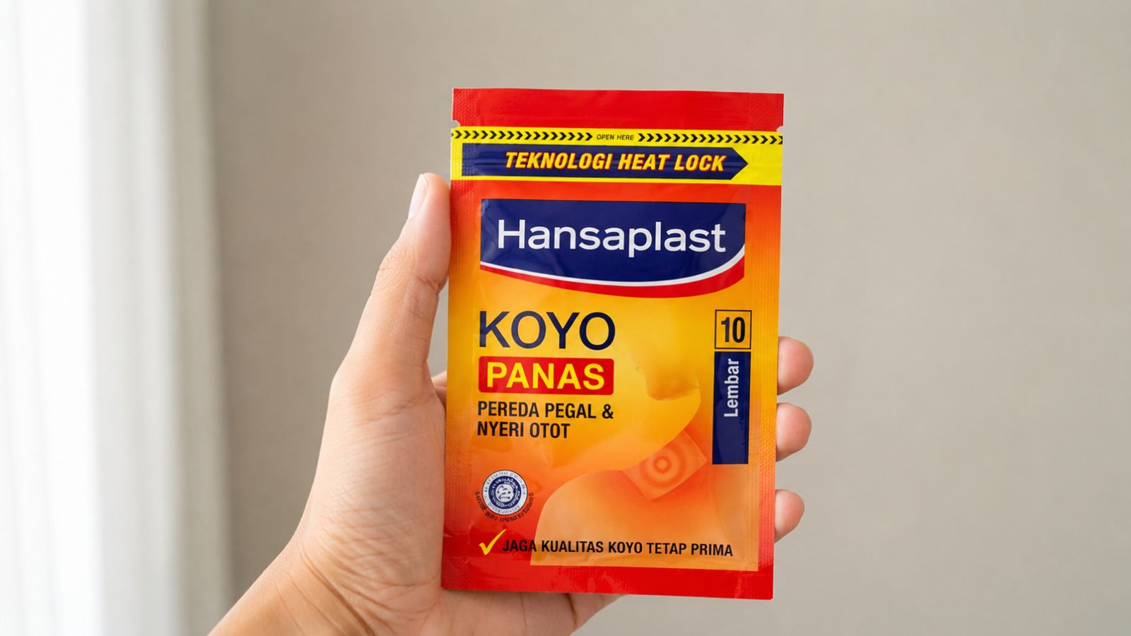 Hansaplast Koyo Panas untuk pegal dan sakit pinggang ringan