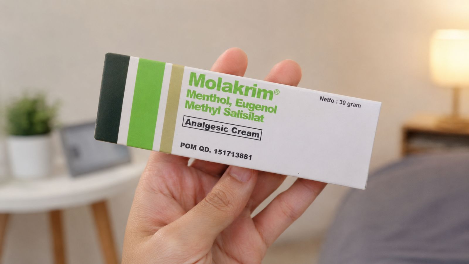 Molakrim sebagai krim pereda pegal dan sakit pinggang