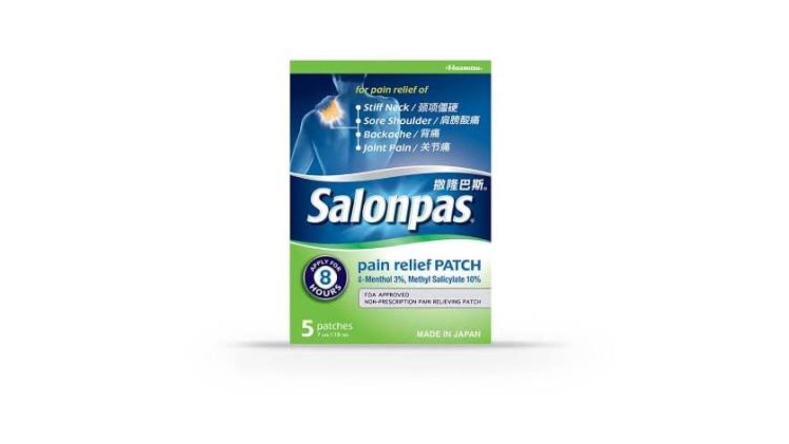 Salonpas Pain Relief Patch untuk pinggang pegal dan nyeri otot ringan